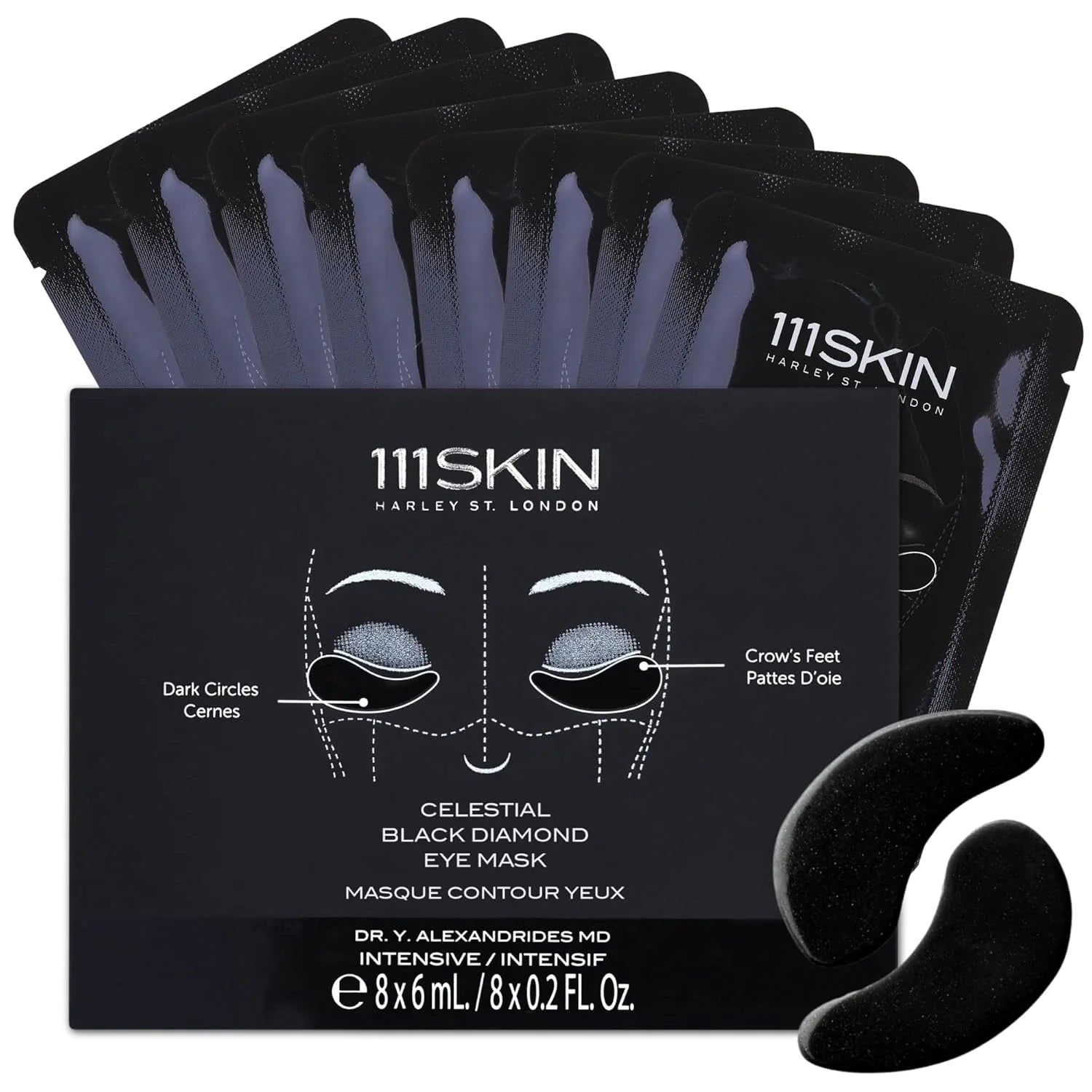 111skin Eye Mask Black Diamond Maroc-Masques pour Yeux Luxe chez innercare bouskoura votre parfumerie de luxe à Casablanca 