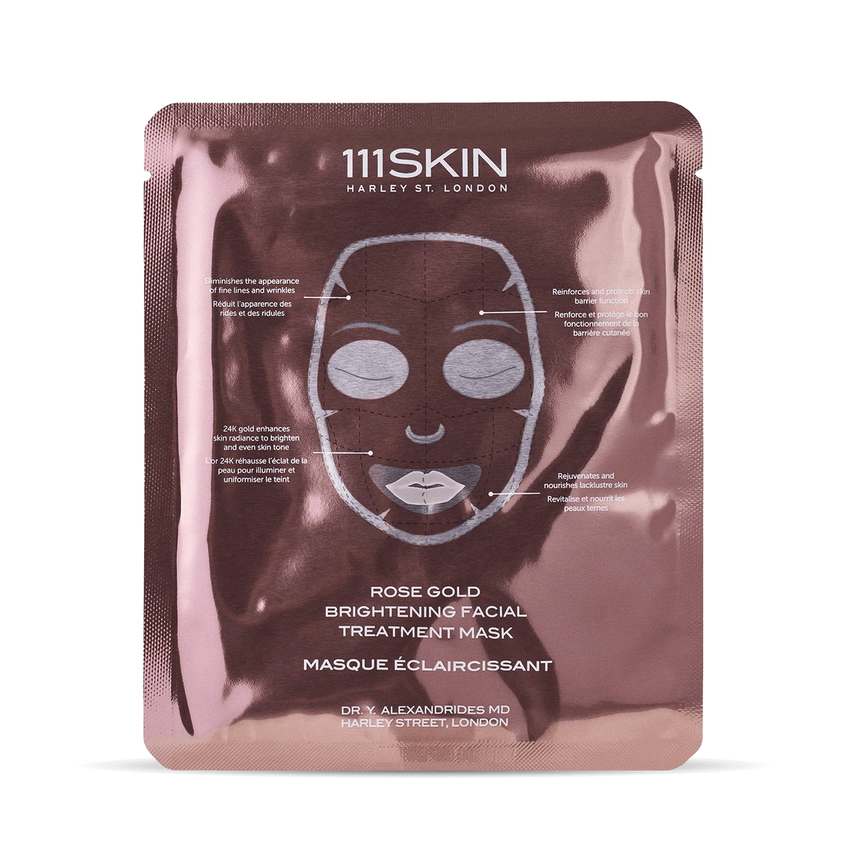 Rose Gold Brightening Mask 111 Skin -Maroc-Innercare bouskoura-skincare premium